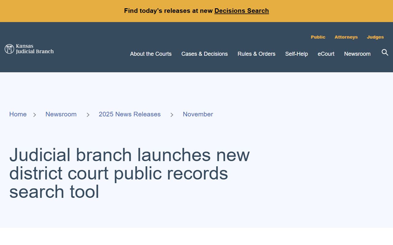 Woodson County court records Kansas Judicial Branch CaseSearch source