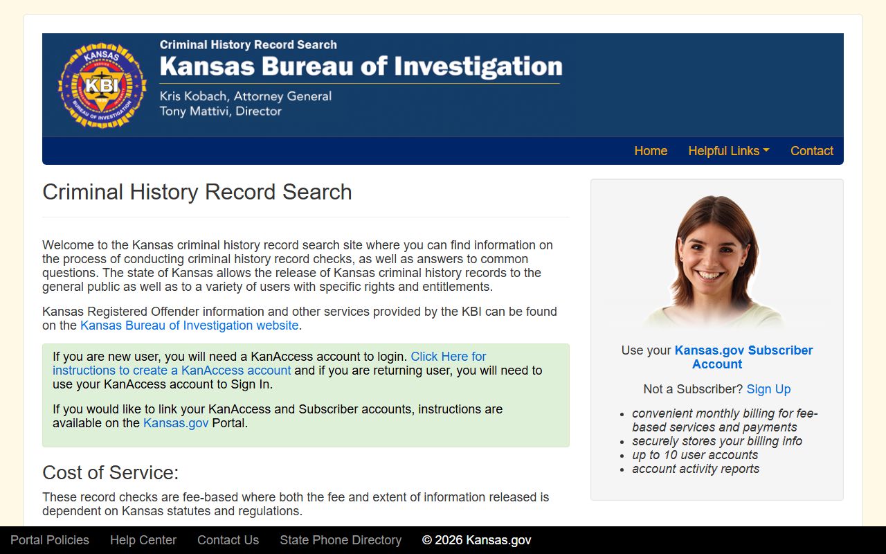 Woodson County criminal court records Kansas criminal history search source